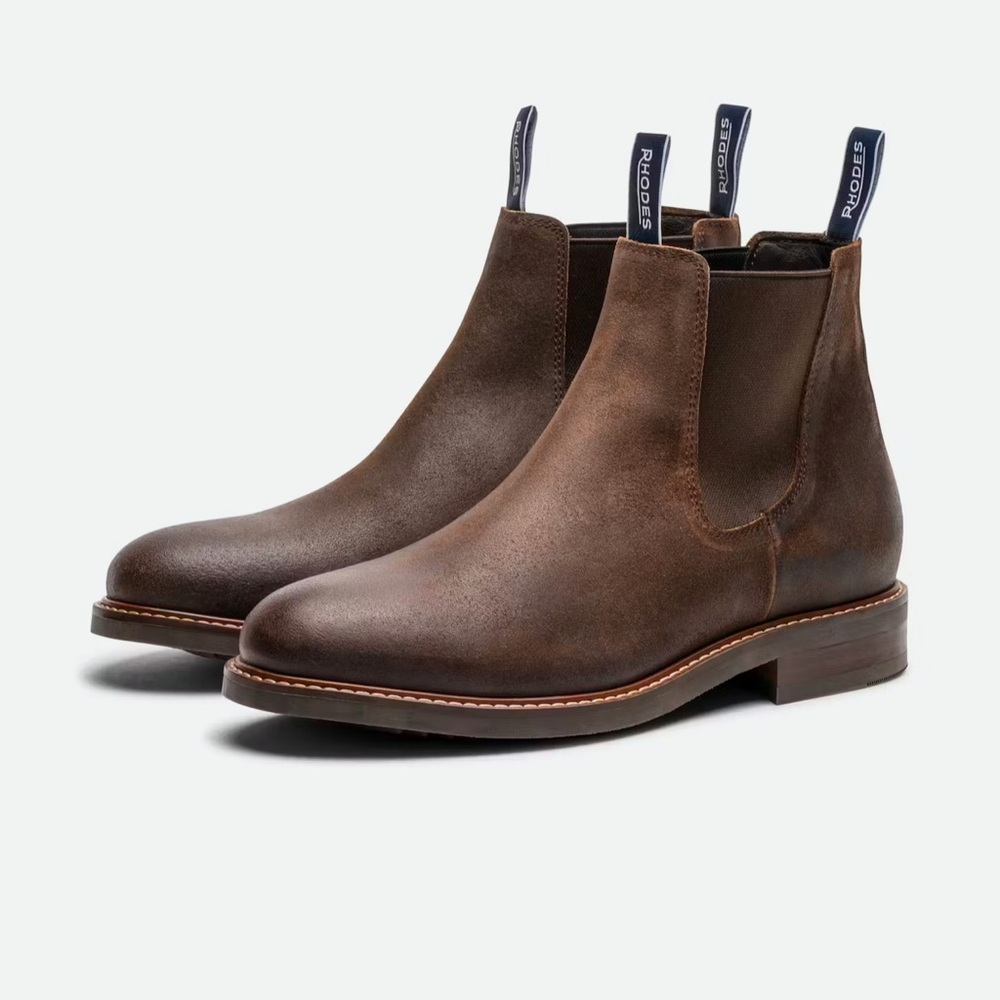 Rhodes Footwear - The Huxley Boot in Copper Roughout Size 11.5